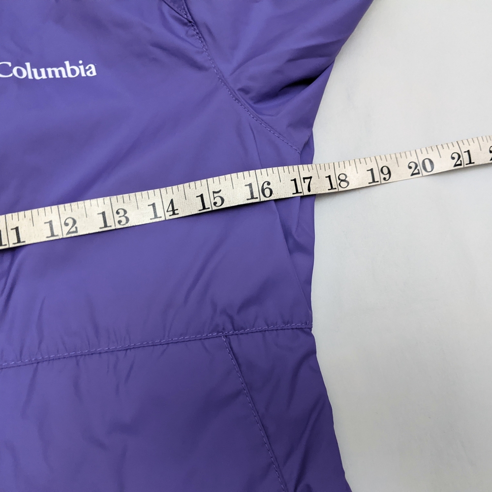 Like New Columbia Girls Rain Jacket Size M 10-12 - Picture 4 of 11